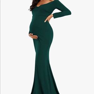 🌳Forest Green Maternity Gown🌳